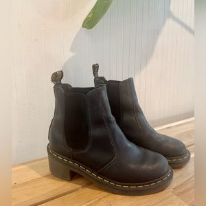 Dr. Marten’s Cadence Greasy heeled Chelsea boots